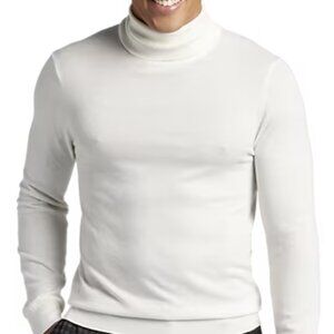Paisley & Gray Slim Fit Turtleneck Sweater size; 3X colour: cream